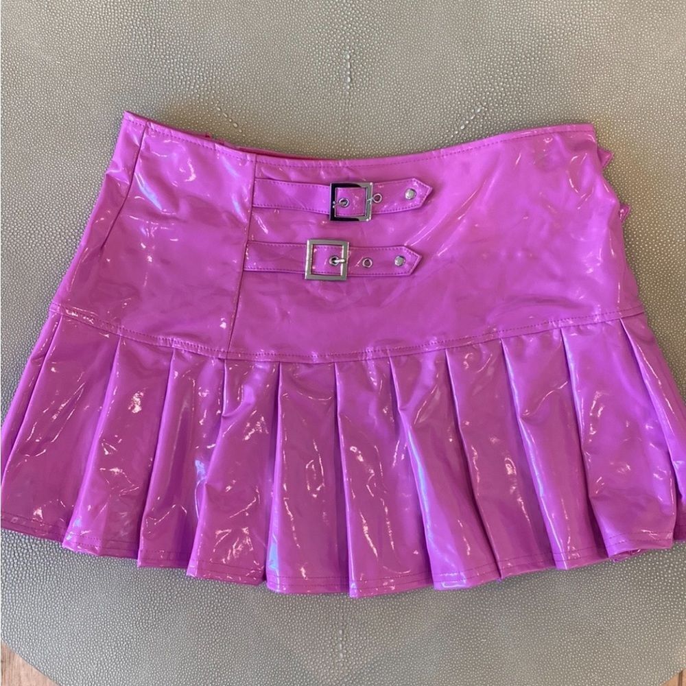 NWOT HOROSCOPEZ Save The Queen Pleated Skirt Sz XL